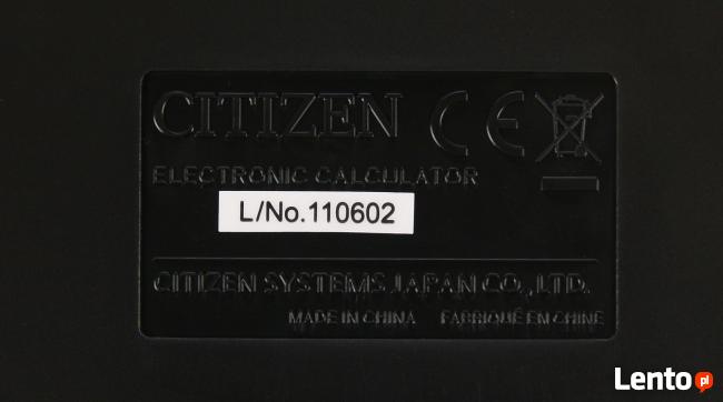 Biurowy kalkulator Citizen SDC-810BN- nowy