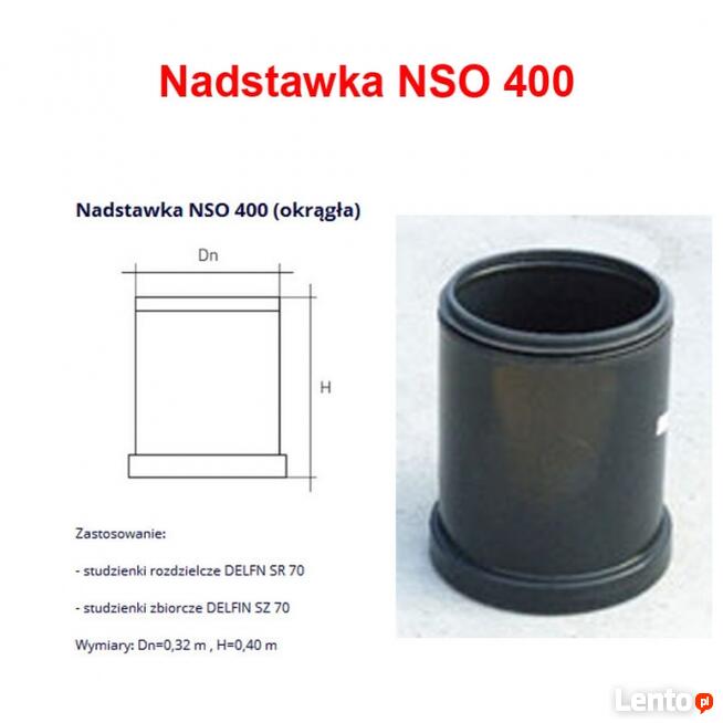 Nadstawka NSO 400 DELFIN na studzienki rozdzielcze i zbiorcz