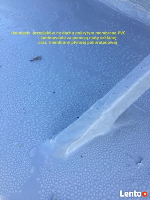Uszczelnianie dachów z membran PVC - POLIMOCZNIKIEM