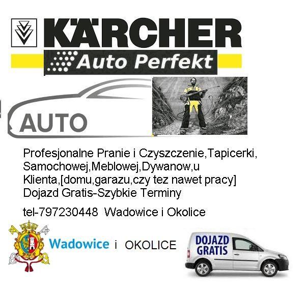 Pranie,Czyszczenie,Tapicereki, Samochodowej,Meblowej,Dywanów