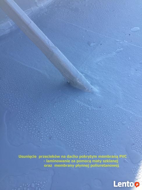 Uszczelnianie dachów z membran PVC - POLIMOCZNIKIEM