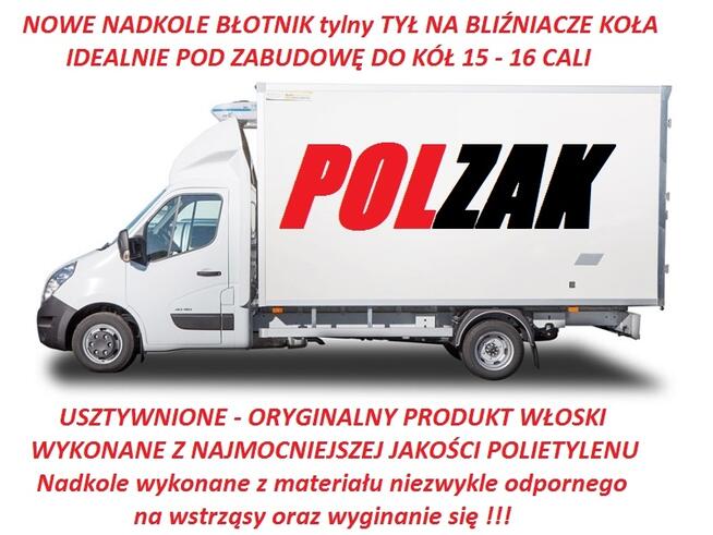 Błotnik tylny nadkole koła Bliźniak Master Movano Mascott