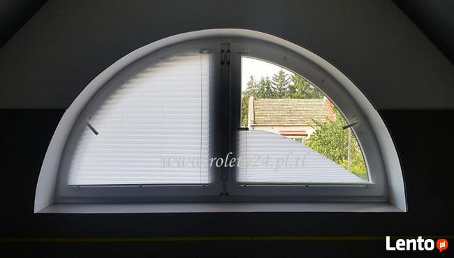 Plisy nietypowe kształty, trójkąt, pięciokąt, trapez, łuk