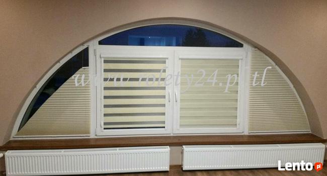 Plisy nietypowe kształty, trójkąt, pięciokąt, trapez, łuk