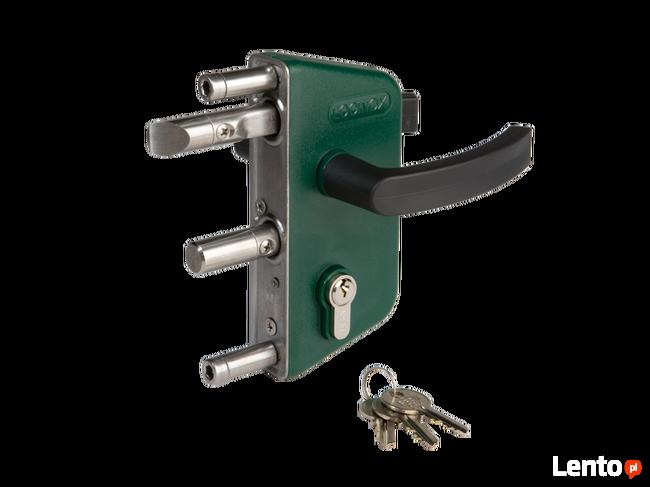 Zamek ogrodowy firmy LOCINOX na profil prostokątny