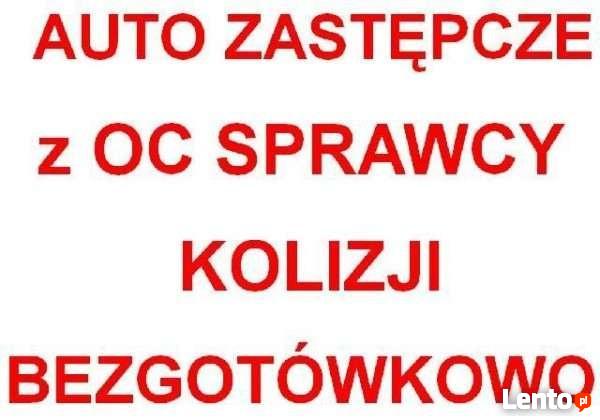 Darmowy samochód zastępczy z OC osobowy/dostawczy/ciężarowy/