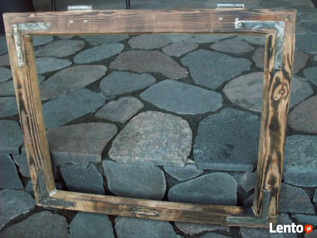 Rama okienna lustro aranżacja wnętrz obraz okno loft 54x68