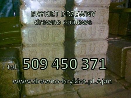 Drewno opałowe, brykiet, pellet drzewny