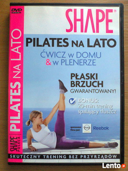 Ćwiczenia odchudzające DVD SHAPE Pilates na lato ćwicz wdomu