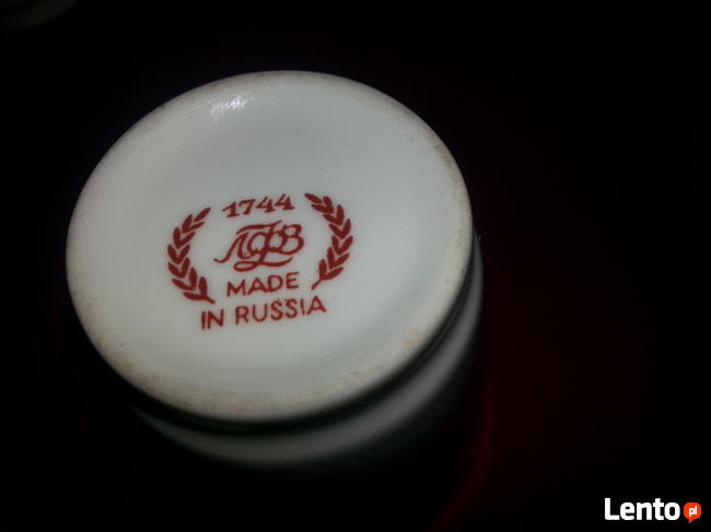 2kieliszki porcelanowe