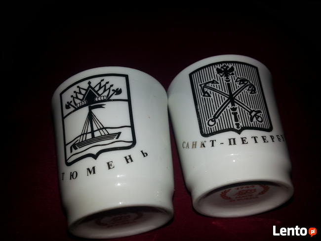 2kieliszki porcelanowe