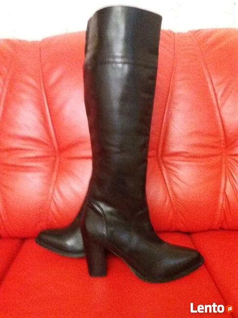 PRZEPIĘKNE KOZACZKI Z NATURALNEJ SKÓRY roz.37