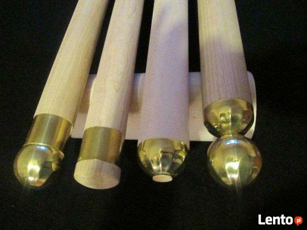 Poręcz drewniana poręcz schodowa okrągła omega