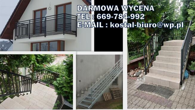 BALUSTRADY, OGRODZENIA, BRAMY, Konstrukcje DARMOWA WYCENA