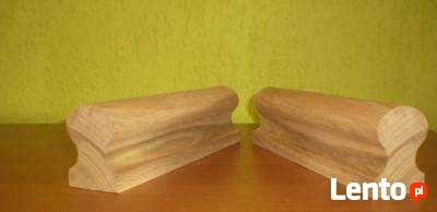 Poręcz drewniana poręcz schodowa okrągła omega