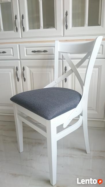 Krzesła krzesło tapicerowane Krzyż białe Producent nowe