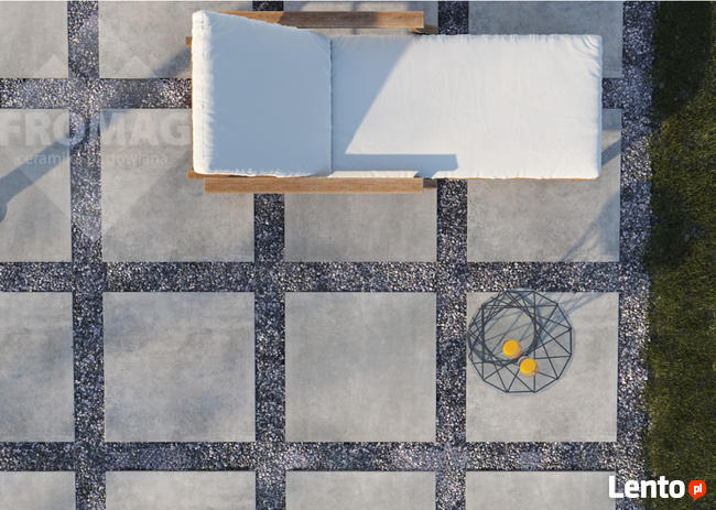 Bruk Gresowy 80x80 PŁYTKI Gris Grafit montego jak beton