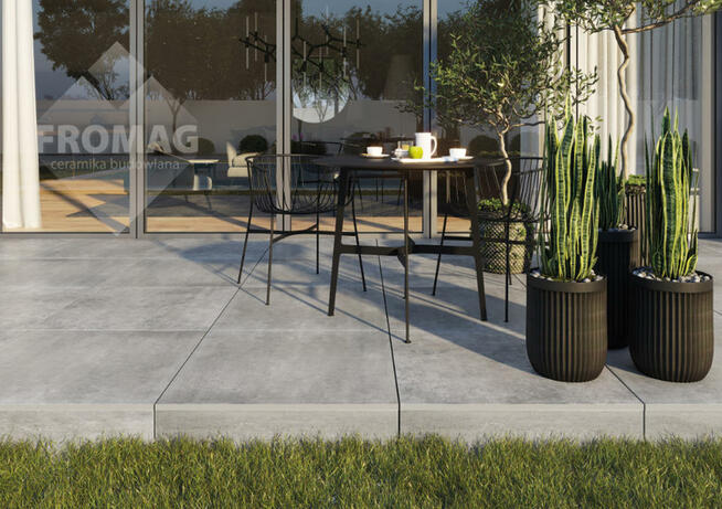 Bruk Gresowy 80x80 PŁYTKI Gris Grafit montego jak beton