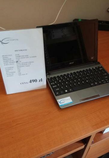 Mały laptop idealny w podróż - ACER Aspire ONE D260