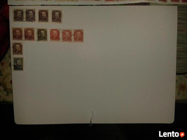 Znaczki pocztowe z Bierutem różne. Prawie 100 szt