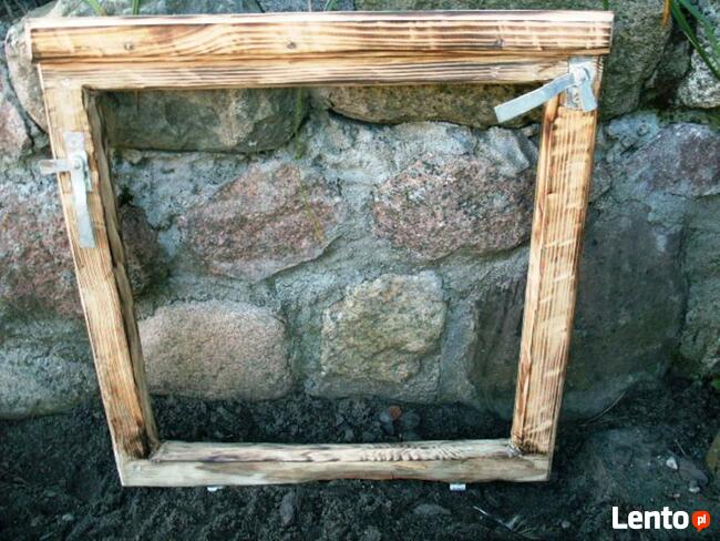 Stara rama na lustro loft retro industrial 54x59