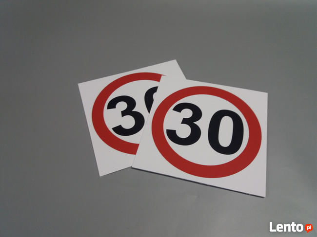 ZNAK OGRANICZENIE PRĘDKOŚCI 30 km/h