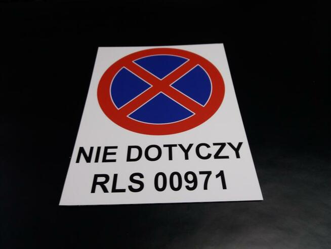 TABLICZKA ZNAK - ZAKAZ PARKOWANIA TWOJA TREŚĆ