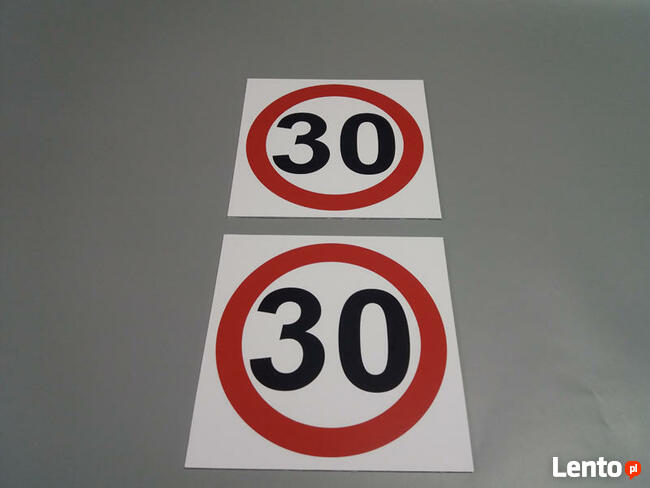ZNAK OGRANICZENIE PRĘDKOŚCI 30 km/h