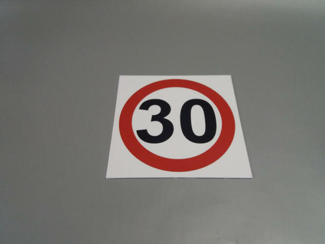 ZNAK OGRANICZENIE PRĘDKOŚCI 5, 10, 15, 20, 30, 50 km/h