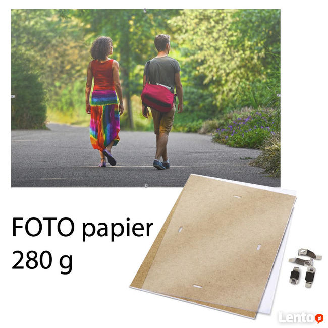 Zdjęcie w antyramie A4 papier błyszczący fotograficzny
