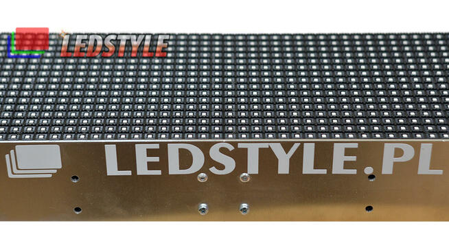 Tablica LED Reklama kolorowa 128x16 cm Wyświetlacz Ekran LED