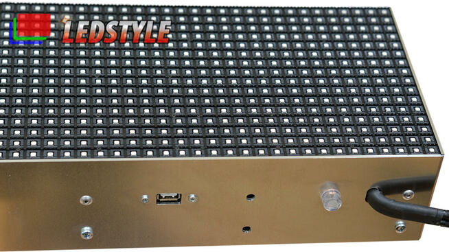 Tablica LED Reklama kolorowa 128x16 cm Wyświetlacz Ekran LED