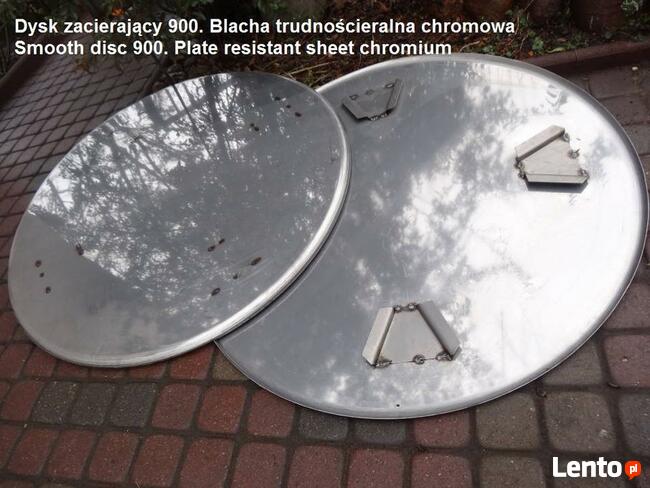 Dyski do białego betonu, chromowe 900mm i inne