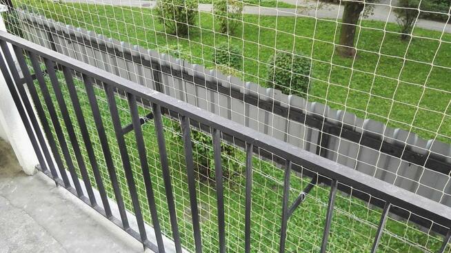 Siatka balkonowa przeciw ptakom - montaż. Sprzątanie balkonu