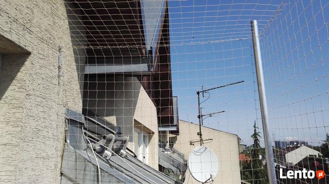 Siatka balkonowa przeciw ptakom - montaż. Sprzątanie balkonu