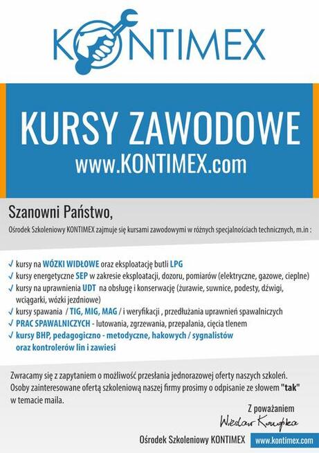 Elektryk / Monter/ Serwisant Uprawnienia energetyczne