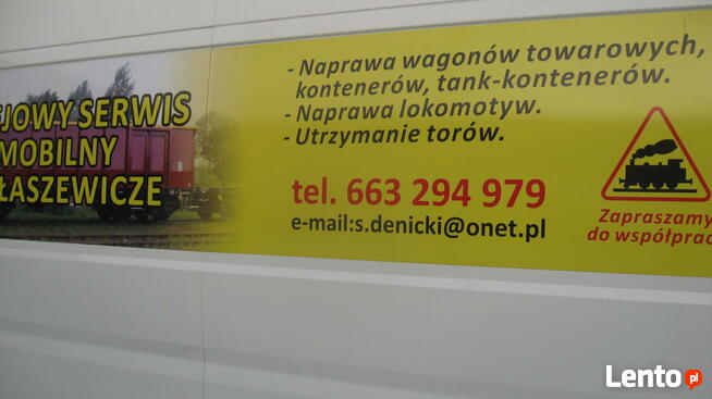 Kolejowy Serwis Mobilny napraw wagonów z/s w Małaszewiczach