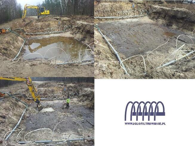 Wynajem igłofiltrów, montaż, igłofiltry osuszanie doradztwo