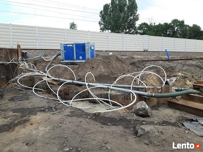 Wynajem igłofiltrów, montaż, igłofiltry osuszanie doradztwo