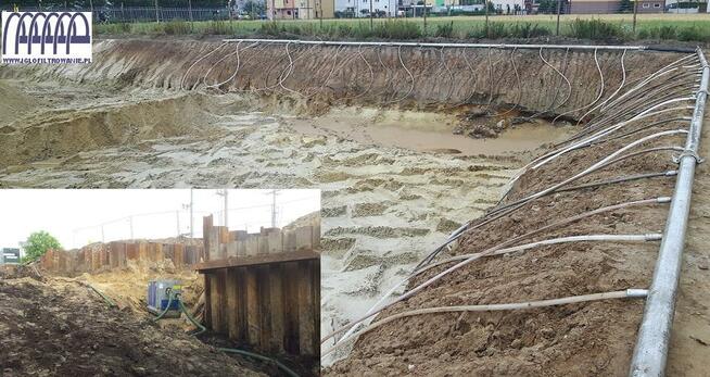 Wynajem igłofiltrów, montaż, igłofiltry osuszanie doradztwo