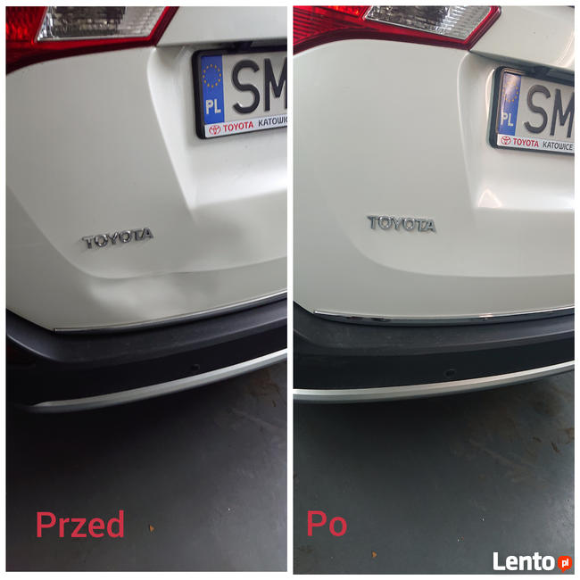 Usuwanie wgnieceń po gradzie