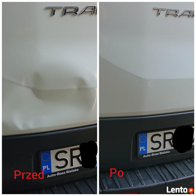 Usuwanie wgnieceń po gradzie