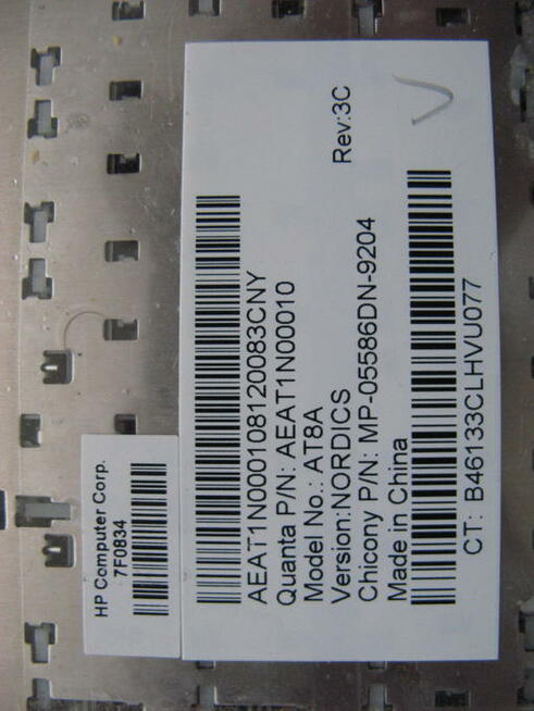 Klawiatura Hp Pavilion DV6700, DV6500, DV6xxx