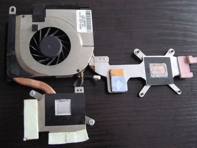 Kompletne chłodzenie, radiator do HP Pavilion DV6700, DV6500