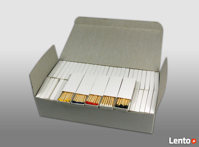 ZAPAŁKI BEZ NADRUKU - różne rodzaje