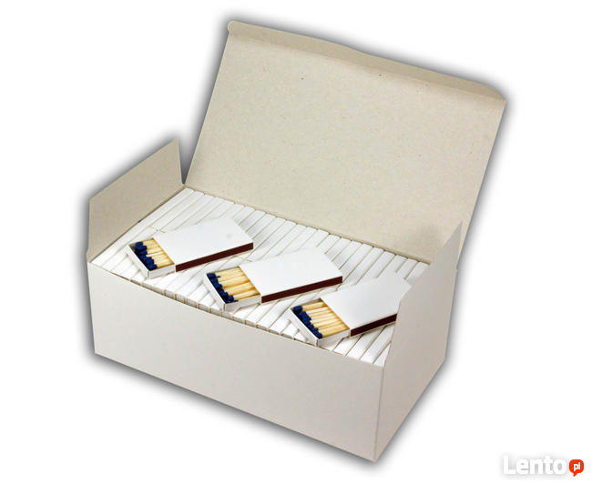 ZAPAŁKI BEZ NADRUKU - różne rodzaje