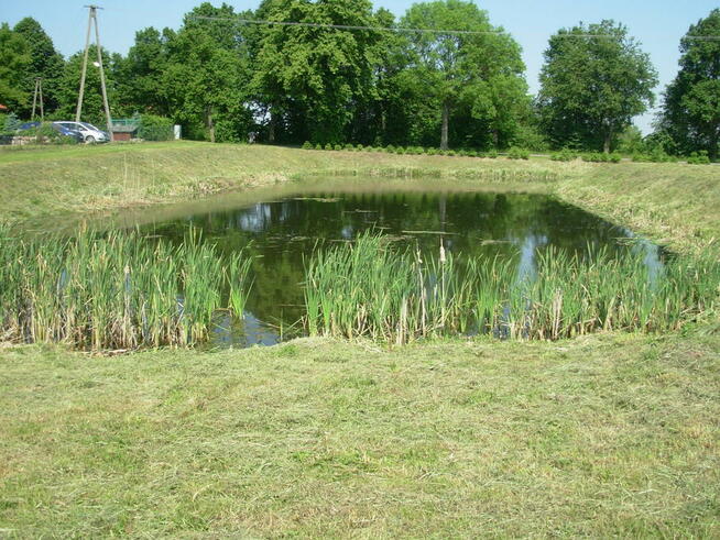 Sprzedam działkę ze stawem 3287 m2 Mazury