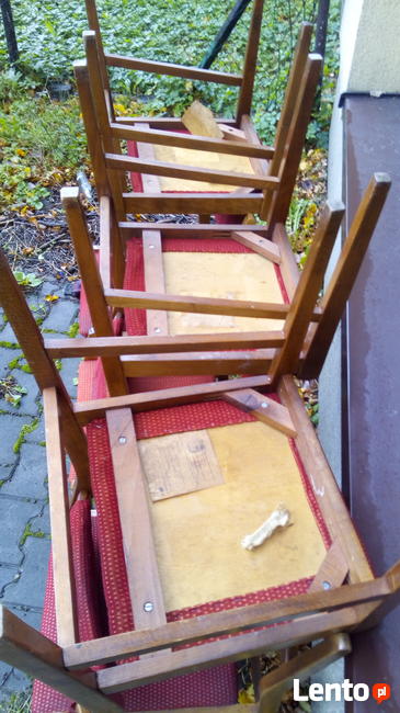 Krzesło PRL, Krzesła 6 szt.Meble PRL, Fotel PRL, Komody, Antyk