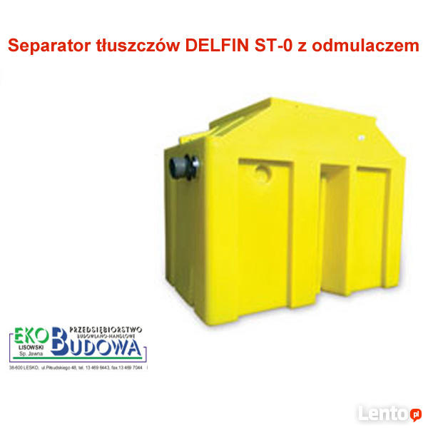 Separator tłuszczów DELFIN ST-0  2/420 z odmulaczem