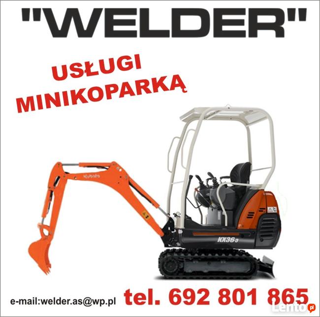 Usługi Koparka Minikoparka Ełk